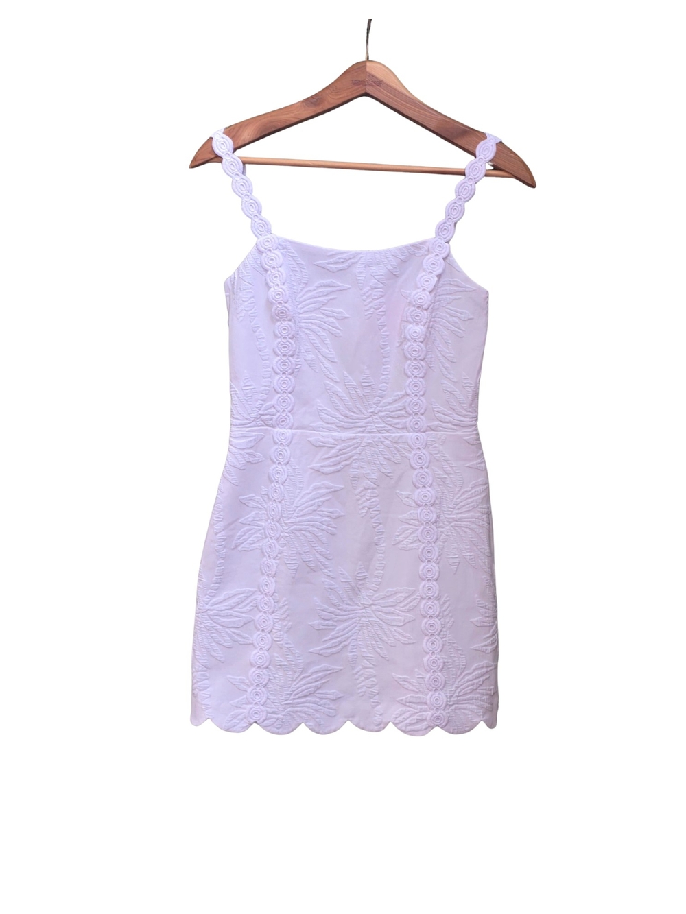 Lilly Pulitzer Resort‎ White Palm Paradise Pucker Jacquard Romper Dress 0 - Picture 2 of 14